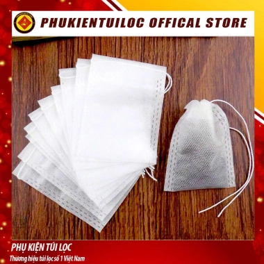Túi lọc trà, cà phê, sữa hạt, sữa đậu nành dùng 1 lần bằng vải 100 chiếc PKTL100 - Giá chỉ 17.500₫