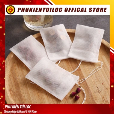 Túi lọc trà, cà phê, sữa hạt, sữa đậu nành dùng 1 lần bằng vải 100 chiếc PKTL100 - Giá chỉ 17.500₫ 4 Túi lọc trà, cà phê, sữa hạt, sữa đậu nành dùng 1 lần bằng vải 100 chiếc PKTL100 - Giá chỉ 17.500₫ 4