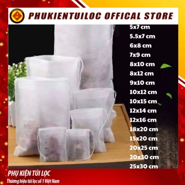 Túi lọc trà, cà phê, sữa hạt, sữa đậu nành dùng 1 lần bằng vải 100 chiếc PKTL100 - Giá chỉ 17.500₫ 9 Túi lọc trà, cà phê, sữa hạt, sữa đậu nành dùng 1 lần bằng vải 100 chiếc PKTL100 - Giá chỉ 17.500₫ 9