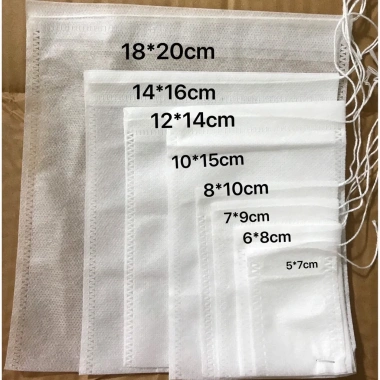 Túi lọc trà cà phê thảo dược đa cỡ vải không dệt 100c - Giá chỉ 23.000₫