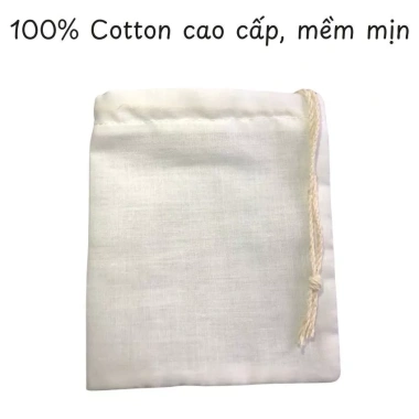 Túi Lọc Trà Cotton Đa Năng Catiho - Lọc Sữa, Đậu Hũ, Cà Phê, Dây Rút, Nhiều Kích Thước, Vải Tái Sử Dụng, 12.000đ 3 Túi Lọc Trà Cotton Đa Năng Catiho - Lọc Sữa, Đậu Hũ, Cà Phê, Dây Rút, Nhiều Kích Thước, Vải Tái Sử Dụng, 12.000đ 3