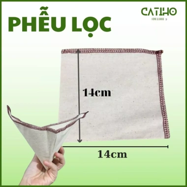 Túi Lọc Trà Cotton Đa Năng Catiho - Lọc Sữa, Đậu Hũ, Cà Phê, Dây Rút, Nhiều Kích Thước, Vải Tái Sử Dụng, 12.000đ 10 Túi Lọc Trà Cotton Đa Năng Catiho - Lọc Sữa, Đậu Hũ, Cà Phê, Dây Rút, Nhiều Kích Thước, Vải Tái Sử Dụng, 12.000đ 10