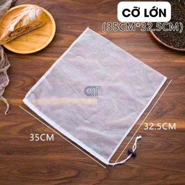 Túi lọc trà dây rút đa năng - Lọc cà phê, trà sữa, thảo mộc QT Kitchenware 18k 9