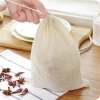 Túi lọc trà & nấu ăn bằng vải bông gạc có dây buộc - Kích cỡ đa dạng, LOKING 4