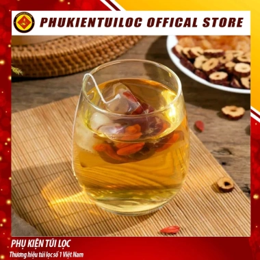 Túi lọc trà & thảo dược lưới tam giác dây nhúng hàn nhiệt - Set 100 túi Phukientuiloc TLTG01 giá chỉ 30.000