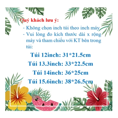 Túi Lót Balo Chống Sốc Laptop 2 Ngăn Canvas Bố Chống Thấm Bảo Vệ Máy Tính 7