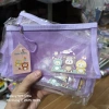 Túi lưới A6 ví đựng bút, đồ dùng cá nhân, kéo khoá zip khổ 20x12cm, giá 17.566₫ 5