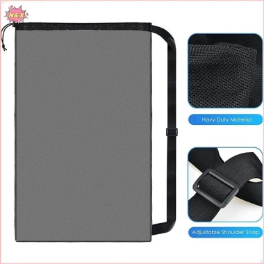 Túi lưới đa năng cho bóng rổ và bóng chuyền - Dây kéo, dây rút, giá chỉ 78.100₫