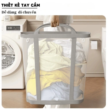 Túi Lưới Đa Năng Gấp Gọn BIGREEN – Quần Áo, Đồ Dùng Lớn, Thoáng Khí, 89.000₫