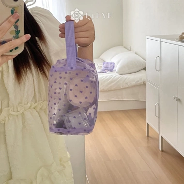 Túi Lưới Di Động Qrhyk Trái Tim Sóng - Dung Tích Lớn, Đựng Mỹ Phẩm, Giá 59.076₫ 7 Túi Lưới Di Động Qrhyk Trái Tim Sóng - Dung Tích Lớn, Đựng Mỹ Phẩm, Giá 59.076₫ 7
