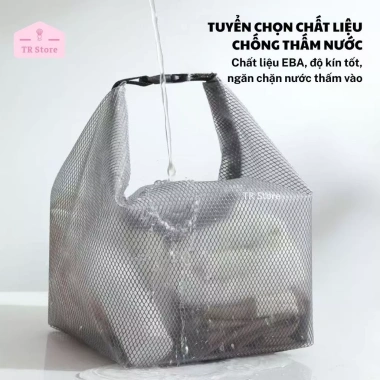 Túi Lưới Du Lịch Chống Nước Dung Lượng Lớn, Siêu Nhẹ, Quai Xách Tay Đa Năng - Giá 42.840 VND
