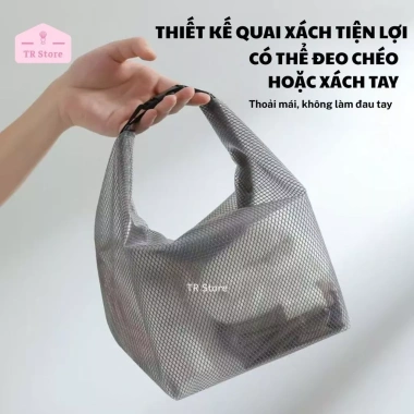 Túi Lưới Du Lịch Chống Nước Dung Lượng Lớn, Siêu Nhẹ, Quai Xách Tay Đa Năng - Giá 42.840 VND