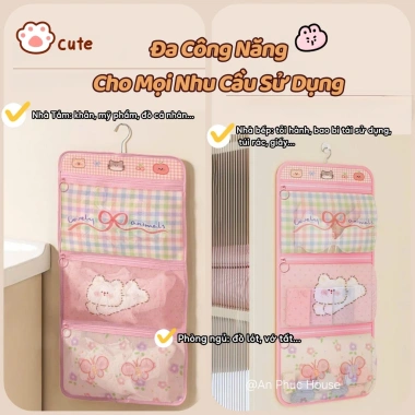 Túi Lưới Đựng Đồ Lót, Tất Vớ Treo Tường - Tiện lợi cho Nhà Bếp và Phòng Tắm, Di động, Giá 45.000đ