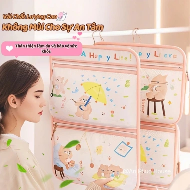 Túi Lưới Đựng Đồ Lót, Tất Vớ Treo Tường - Tiện lợi cho Nhà Bếp và Phòng Tắm, Di động, Giá 45.000đ