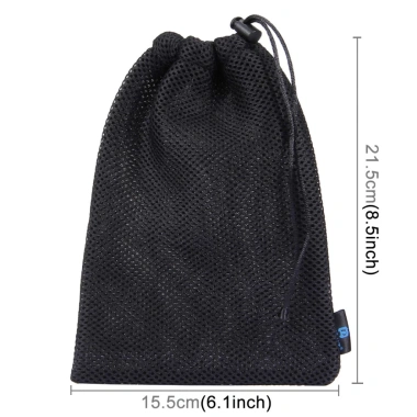Túi lưới đựng pin dự phòng, sạc cáp tai nghe 9x17cm - Giá 20.869₫