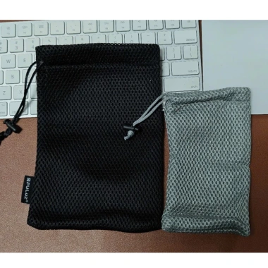 Túi lưới đựng pin dự phòng, sạc cáp tai nghe 9x17cm - Giá 20.869₫