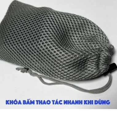 Túi lưới đựng pin dự phòng, sạc cáp tai nghe 9x17cm - Giá 20.869₫ 6 Túi lưới đựng pin dự phòng, sạc cáp tai nghe 9x17cm - Giá 20.869₫ 6