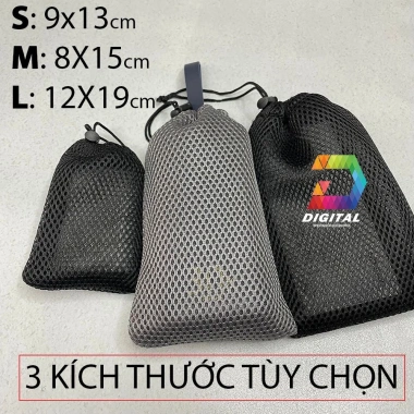 Túi Lưới Đựng Pin Dự Phòng, Tai Nghe, Cáp Sạc - Nhẹ, Bảo Vệ, Giá 24.999₫