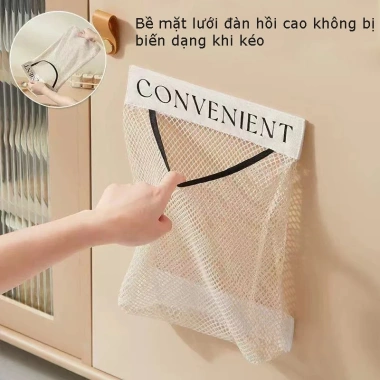 Túi Lưới Đựng Rác Gắn Tường Tiện Lợi, Tái Sử Dụng cho Nhà Bếp - Bảo Quản
