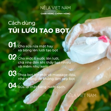 Túi Lưới Đựng Xà Phòng Dễ Tạo Bọt, Dây Rút Tiện Lợi, Giá chỉ 11.000 VND, Giảm Giá Đặc Biệt