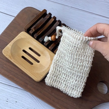 Túi lưới đựng xà phòng tạo bọt nhiều, tẩy tế bào chết, bảo quản xà phòng giá 9.000đ