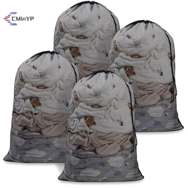 Túi lưới giặt cỡ lớn dây rút màu trơn, chống chảy xệ, không biến dạng mới 58.860 VND