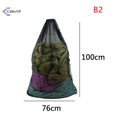 Túi lưới giặt cỡ lớn dây rút màu trơn, chống chảy xệ, không biến dạng mới 58.860 VND