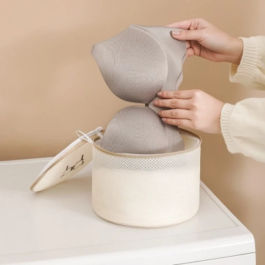 Túi lưới giặt đồ 3 lớp có khóa kéo Sumio - Bảo vệ quần áo, đồ lót, tất vớ, chỉ 18.000₫