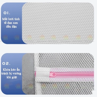 Túi Lưới Giặt Đồ Bảo Vệ Quần Áo, Đồ Lót, Giày - Nhiều Size, Giá 67.900 VND