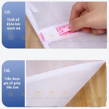 Túi Lưới Giặt Đồ Bảo Vệ Quần Áo, Đồ Lót, Giày - Nhiều Size, Giá 67.900 VND