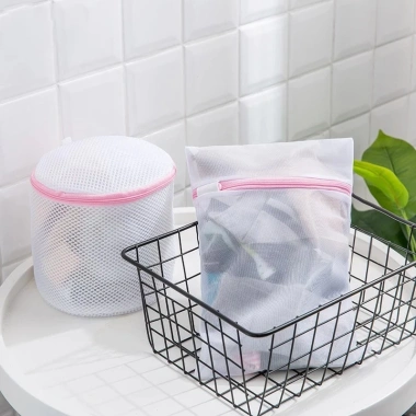Túi Lưới Giặt Đồ Khóa Kéo - Bảo Vệ Quần Áo Lót, Xù Lông, Chống Hư Hại Máy Giặt