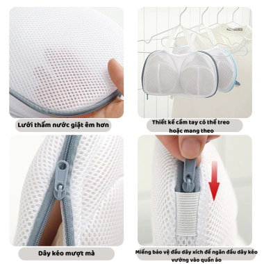 Túi Lưới Giặt Đồ Lót Chống Biến Dạng Cho Máy Giặt Tiện Lợi 88.460 Giá 12.899 VND 9 Túi Lưới Giặt Đồ Lót Chống Biến Dạng Cho Máy Giặt Tiện Lợi 88.460 Giá 12.899 VND 9