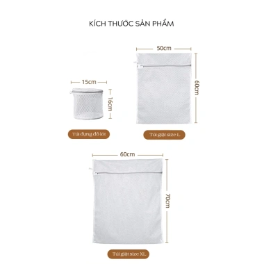 Túi Lưới Giặt Đồ Lót ECOCO E24.226 Khóa An Toàn, Chống Nhăn, Tái Sử Dụng 39.000 VND 8 Túi Lưới Giặt Đồ Lót ECOCO E24.226 Khóa An Toàn, Chống Nhăn, Tái Sử Dụng 39.000 VND 8