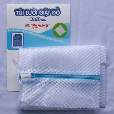 Túi lưới giặt đồ Yummy 40x50cm 100% polyester Hàng Việt giảm giá 39.000 VND