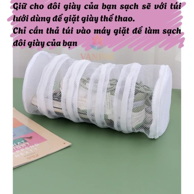 Túi Lưới Giặt Giày Chống Biến Dạng, Khóa Dây Kéo Dễ Dàng Cho Máy Giặt - 69.000 VND 8