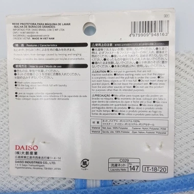 Túi lưới giặt lớn Daiso Nhật Bản bảo vệ quần áo - Giá chỉ 18.000 VND (giá gốc 22.140 VND) 5