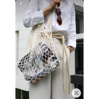 Túi Lưới Hàn Quốc Siêu Nhẹ Đựng Đồ Đi Biển, Đi Chơi, Đi Làm - Giá chỉ 45.000đ 7