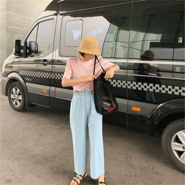 Túi lưới Ins Style nhẹ thời trang, túi xách tay dung lượng lớn, phù hợp đi biển – Giá 62.568₫ 5