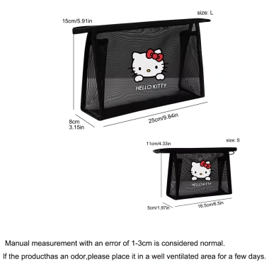Túi lưới mỹ phẩm Sanrio Hello Kitty lớn - Hộp đa năng du lịch, đựng đồ vệ sinh cá nhân, giá 61.560₫ 8