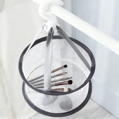 Túi Lưới Phơi Cọ LHWA Gập Lại - Vệ Sinh Bàn Chải Trang Điểm Tiện Lợi, Thiết Kế Lưới Bảo Quản
