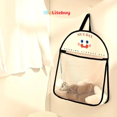 Túi lưới PVN67.095 - Đựng quần lót, tất, lưu trữ, treo tủ quần, decor nhà xinh