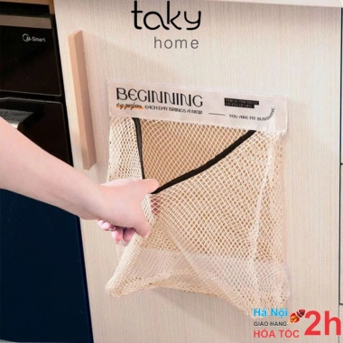 Túi Lưới Takyhome Đa Năng 5.260 - Đựng Mỹ Phẩm, Vật Dụng, Hành Tỏi, Hoa Quả - Giá 39.000