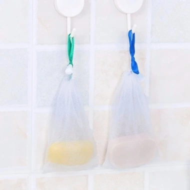 Túi Lưới Tạo Bọt Xà Phòng và Sữa Rửa Mặt 10 20 30 chiếc Dây Rút Bong Bóng Tẩy Tế Bào Chết Giá Ưu Đãi 28.399đ 5