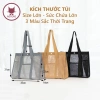 Túi Lưới Tote Size Lớn Đa Năng Đi Biển Đi Bơi Đựng Đồ Du Lịch Thể Thao 135k 2
