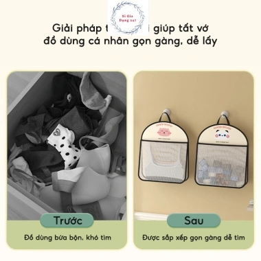 Túi lưới treo đồ lót, tất vớ đa năng Giỏ đựng cá nhân tiện lợi giá chỉ 21.400 VNĐ