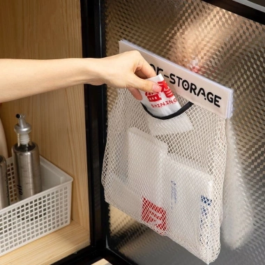 Túi lưới treo tường co giãn ASCOR 29x25cm - Đựng đồ dùng đa năng, gọn gàng 2 Túi lưới treo tường co giãn ASCOR 29x25cm - Đựng đồ dùng đa năng, gọn gàng 2