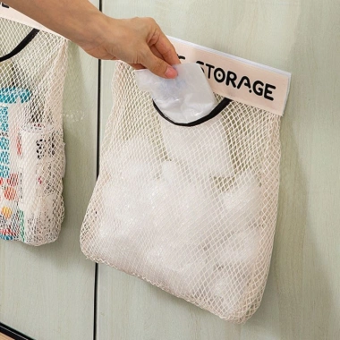 Túi lưới treo tường co giãn ASCOR 29x25cm - Đựng đồ dùng đa năng, gọn gàng 4 Túi lưới treo tường co giãn ASCOR 29x25cm - Đựng đồ dùng đa năng, gọn gàng 4