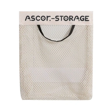 Túi lưới treo tường co giãn ASCOR 29x25cm - Đựng đồ dùng đa năng, gọn gàng