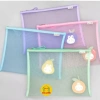 Túi Lưới Trong Suốt Cỡ A4 Đựng Bút, Sách, Mỹ Phẩm, Khóa Kéo - 21.900 VND 4