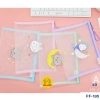 Túi Lưới Trong Suốt Cỡ A4 Đựng Bút, Sách, Mỹ Phẩm, Khóa Kéo - 21.900 VND 6